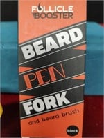 Beard Pen Fork & Beard Brush