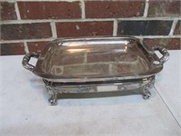 Silverplated Dish & Tray