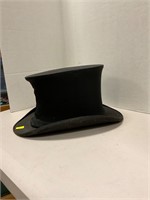 Antique Folding Top Hat