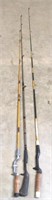 (3) Misc Fishing Rods