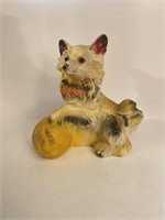 Vintage Chalk Ware  Dog