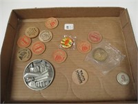 Misc Tokens, Wooden Nickels & Medals