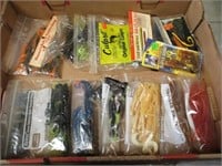 Box of Misc Rubber Fishing Worms
