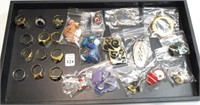 Tray of Misc Costume Jewelry