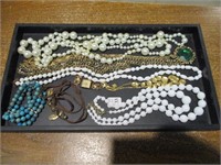 Tray of Misc Costume Jewelry