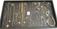 Tray of Misc Costume Jewelry