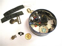 Tin of Military & Misc