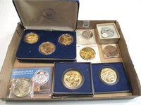 Flat of Misc Tokens & Medals