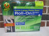 XL Patio Door Roll on Window Kit