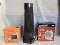 Lasko and 2 Portable Heaters