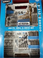 200 pc Drill and Drive Set