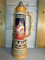 Vintage Tall Authentic German Beer Stein