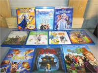 Lot of 10 Varies Blu-Ray Movies, Disney & More