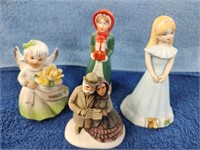 4 Vintage Ceramic Figurines