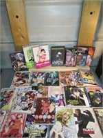 Box Full of Various "Anime" Type, Comics, Books &