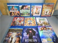Lot of 10 Blu-Rays, Varying Genres Wednesday Adams