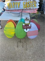 Lot of Easter Yard Decor