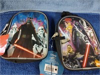 2 Star Wars Child's Backpacks-NWT