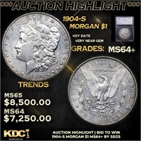 ***Auction Highlight*** 1904-s Morgan Dollar 1 Gra