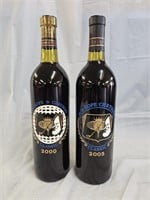 2 Unopened Bob Hope Classic Wine Bottles