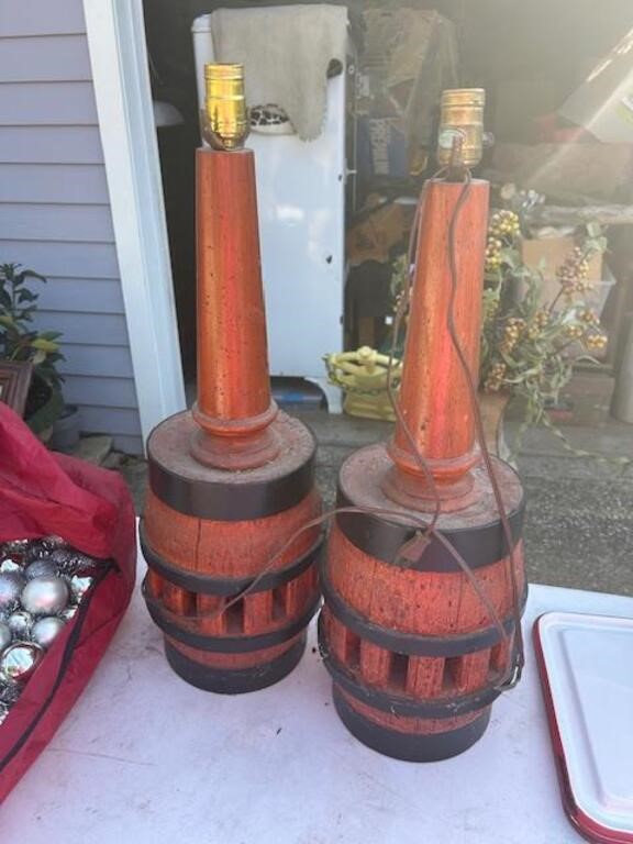 Pair of Vintage Lamp Bases