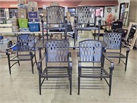 Hampton Bay Metal Patio Table & 6 Chairs