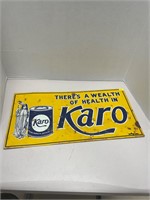 Karo Advertising Sign Native American theme