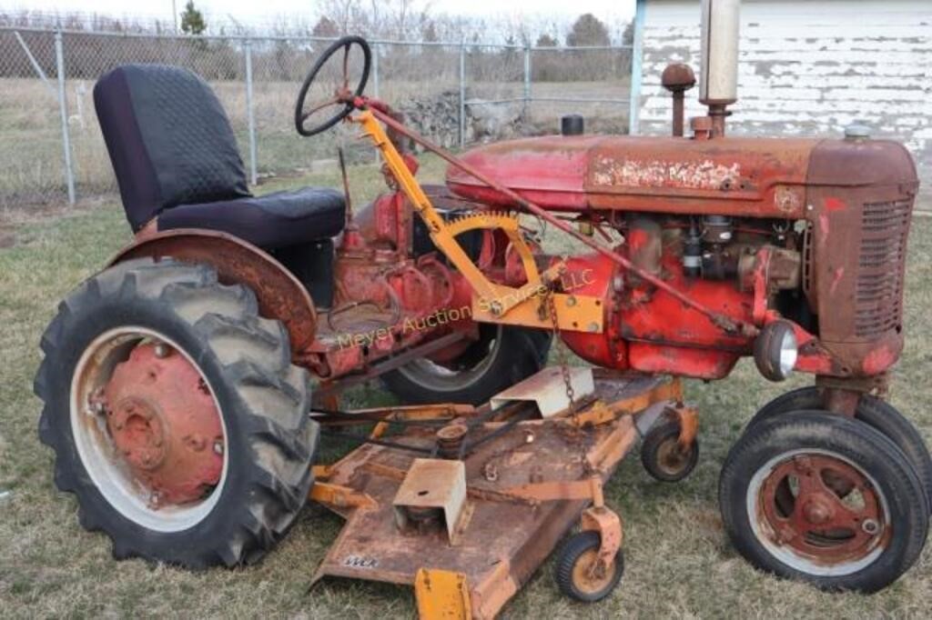 Farmall B with Woods Belly Motor