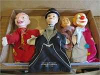 Vintage Charlie McCarthy & Misc Hand Puppets