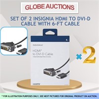 INSIGNIA HDMI TO DVI-D CABLE W/ 6-FT CABLE