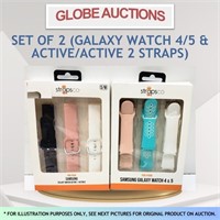 SET OF 2(GALAXY WATCH 4/5+ACTIVE/ACTIVE 2 STRAPS)