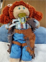 Vintage Cabbage Patch Kid Cowgirl Red Hair - Blue