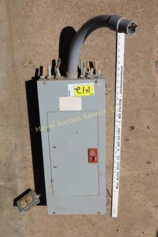 Electrical box / panel 100 amp main