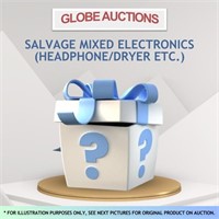 SALVAGE MIXED ELECTRONICS(HEADPHONE/DRYER ETC.)