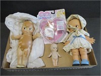 Box of Misc Kewpie Dolls, some "AS IS"