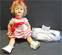 1930's Shirley Temple Composite Doll & Clothes