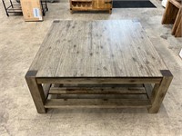 Ermenek Solid Wood Coffee Table with Storage