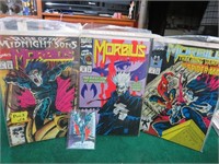 Morbius- Lot of 3 Comic Books w/ Trading Card