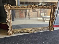 French Provincial Style Fancy Gilded Mirror