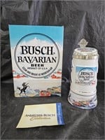 Busch Beer 50th Anniversary Collector's Stein