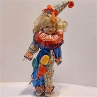 Creepy Porcelain Clown Doll