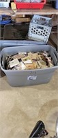 Large Tote of Misc. Switchplates - New old stock