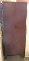 Brown Metal Utility Cabinet, rough condition