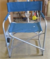 Folding Directors Chair w/Side Table