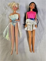 Vintage Barbie and Disney Jasmine Dolls