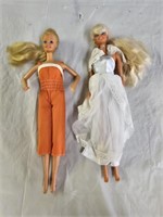 2 Vintage Barbie Dolls