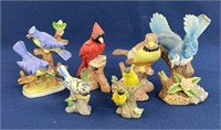 (6) Assorted Bird Figurines