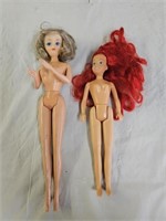 Vintage Barbie & Disney Ariel Little Mermaid Dolls