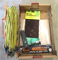 Sandpaper & Nylon Rope