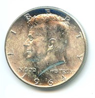 1964 Kennedy Half Dollar - AU